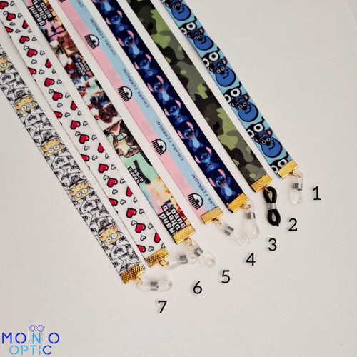 بندعینک پارچه ای کوتاه