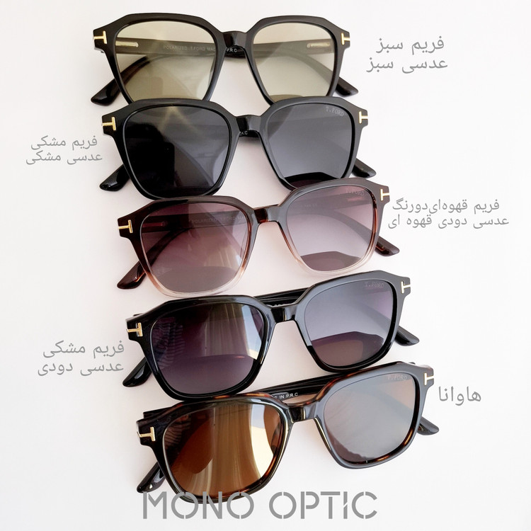 عینک آفتابی یونیسکس Tom Fordکد۲۲۲۱پلاریزه